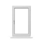 Draaikiep raam – 1800x1550mm – Wit/Antraciet, Nieuw, Kunststof, Raamkozijn, Ophalen of Verzenden