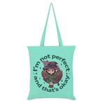 Tote bag - Kooky Witch Not Perfect And Thats Okay Mint Gree, Sieraden, Tassen en Uiterlijk, Ophalen of Verzenden, Nieuw