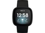 Fitbit Versa 3 - Smartwatch heren en dames - Zwart, Verzenden, Zo goed als nieuw