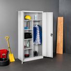 Lockerkast met 6 vakken en hanggedeelte - grijs, 80 cm, Huis en Inrichting, Kasten | Lockerkasten, Verzenden, Nieuw