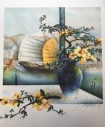 Raymond Poulet (1934) - Fleurs de Chine, Antiek en Kunst