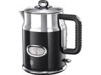 Russell Hobbs 21671-70 Retro Classic Noir Waterkoker - Zwart, Verzenden, Zo goed als nieuw