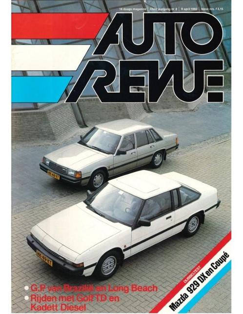 1982 AUTO REVUE MAGAZINE 08 NEDERLANDS, Boeken, Auto's | Folders en Tijdschriften