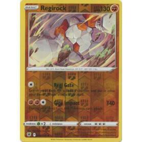 Regirock 075/189 Reverse Holo Astral Radiance, Hobby en Vrije tijd, Verzamelkaartspellen | Pokémon, Losse kaart, Nieuw, Foil, Ophalen of Verzenden
