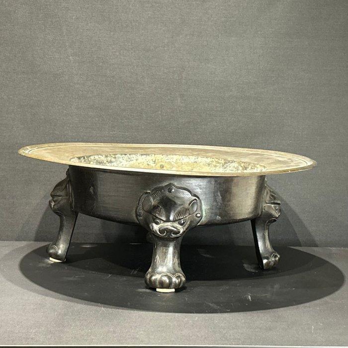 Wierookbrander - Brons - zeer groot wierrookvat, Antiek en Kunst, Antiek | Overige Antiek