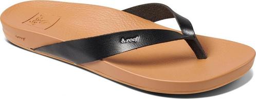 Reef Cushion Court - Maat 36 -Dames Slippers - Black/Natural, Kleding | Dames, Schoenen, Verzenden