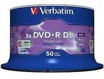 Verbatim | DVD+R | DL | 8.5 GB | Matt Silver | 50 Stuks, Computers en Software, Beschrijfbare discs, Nieuw, Verzenden