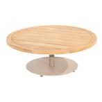 4 Seasons Outdoor Volta loungetafel Ø80 x 30 cm - latte, Verzenden, Nieuw
