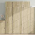 vidaXL buffetkast 70x42,5x185 cm bewerkt hout sonoma, Minder dan 50 cm, Verzenden, Nieuw, Minder dan 100 cm
