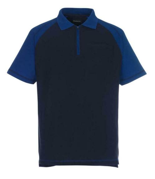 Mascot poloshirt Bianco Navy-Royal blue. 35% korting., Tuin en Terras, Werkkleding, Heren, Nieuw