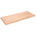 vidaXL Wandschap 140x60x(2-4)cm behandeld massief eikenhout, Huis en Inrichting, Woonaccessoires | Wandplanken en Boekenplanken