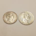 Duitsland, Beieren. Maximilian II. (1848-1864). 2 Gulden, Postzegels en Munten, Munten | Europa | Niet-Euromunten