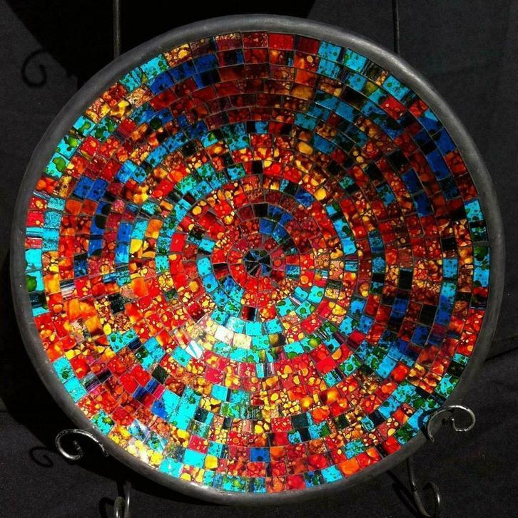 Mozaïek schalen - verschillende kleuren/afmetingen handwerk, Huis en Inrichting, Woonaccessoires | Schalen en Manden, Schaal, Nieuw