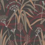 Profhome 399364-GU Bloemen behang riet en metalen accenten, Huis en Inrichting, Stoffering | Behang, Verzenden