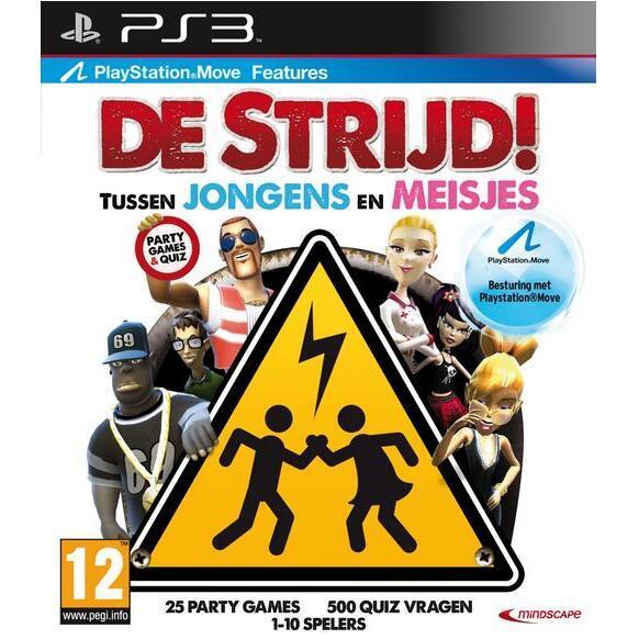 Playstation 3 De Strijd! Tussen Jongens en Meisjes, Spelcomputers en Games, Games | Sony PlayStation 3, Zo goed als nieuw, Verzenden