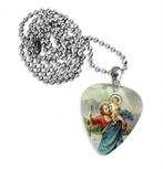 Plectrum kogelketting Heilige Christoffel, Ophalen of Verzenden, Nieuw, Kleding