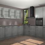 Beton parelgrijze keuken Murcia 22078, Huis en Inrichting, Verzenden, Nieuw