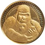 Gouden Congo / Kongo Gorilla 1/10 oz 2023 (1.000 oplage), Postzegels en Munten, Goud, Losse munt, Overige landen, Verzenden