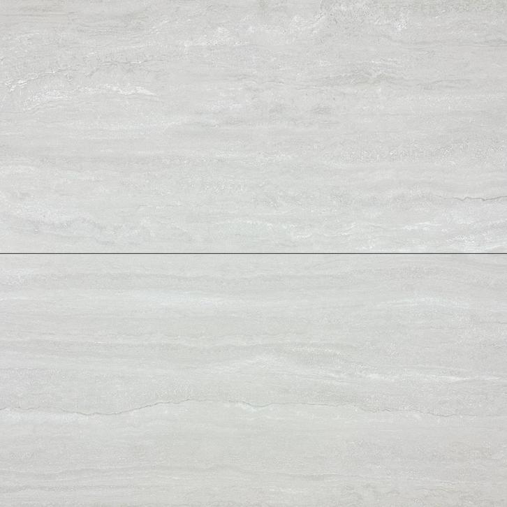 Vloertegel / wandtegel travertin licht grijs 60x120, Doe-het-zelf en Verbouw, Tegels, Vloertegels, Nieuw, 10 m² of meer, Keramiek