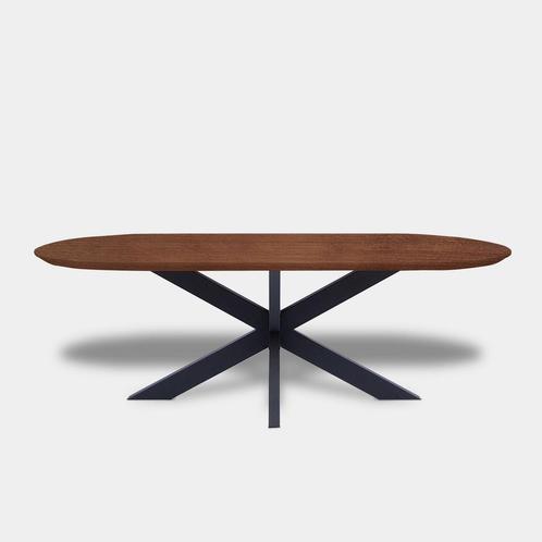 Tafel Plat Ovaal Eikenhout - Matrix - Toscane 102, Huis en Inrichting, Tafels | Eettafels