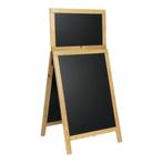 Stoepbord DELUXE | Beuk | 55x121,5cm, Verzenden, Nieuw in verpakking
