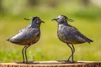 sculptuur, Twee kievitten - 200 mm - Metaal - 2021
