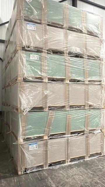 OUTLET pallet gipsplaat 2600x1200x12,5mm 2AK (=137,28mÂ²), Doe-het-zelf en Verbouw, Isolatie en Afdichting, Nieuw, Minder dan 4 cm
