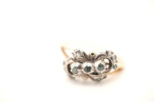 Ring - 19.2 kt. Geel goud - roos gesneden, Sieraden, Tassen en Uiterlijk, Ringen