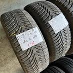 2 x Michelin Alpin A4 215-55-16 Winterbanden 8mm, Auto-onderdelen, Banden en Velgen, 16 inch, Band(en), Personenwagen, Gebruikt
