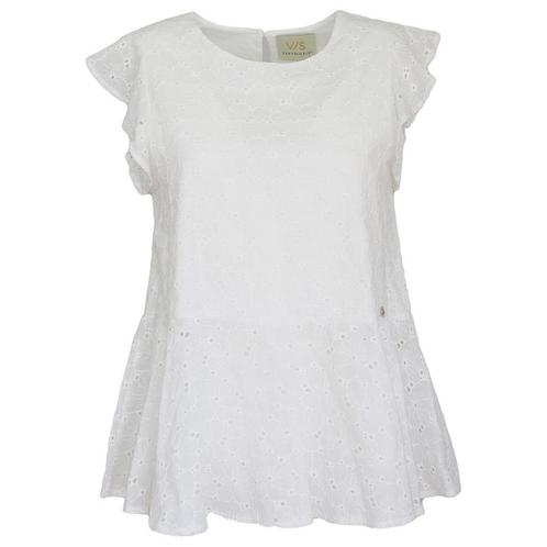 Verysimple • witte kanten top • 36 (IT42), Kleding | Dames, Tops, Wit, Nieuw, Maat 36 (S), Verzenden