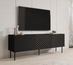 Meubella | TV-Meubel zwart 165x40x59 | hotel chique modern, Huis en Inrichting, Kasten | Televisiemeubels, Overige materialen