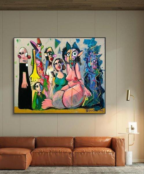 Andrzej Gudaski - Confessors XXL, Antiek en Kunst, Kunst | Schilderijen | Modern