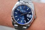 Horloge Rolex Datejust 41MM blauw 04/2025 Nieuw, ongedragen, Staal, Polshorloge, Nieuw, Ophalen of Verzenden