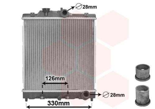 RADIATOR VOOR HONDA CIVIC 1996-1999 19010P01014, Auto-onderdelen, Airco en Verwarming, Nieuw, Ophalen of Verzenden