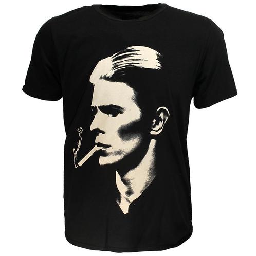 David Bowie Smoke Portrait T-Shirt - Officiële Merchandise, Kleding | Heren, T-shirts, Verzenden
