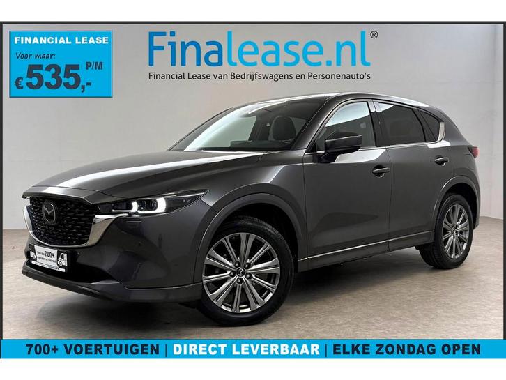 Mazda CX-5 2.0 165PK e-Skyactiv 360° Memory Adap. Cruise, Auto's, Mazda, Lease, Automaat, SUV of Terreinwagen, Hybride Elektrisch/Benzine