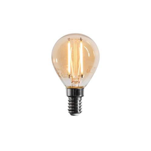 E14 dimbare LED lamp G45 goud 4W 330 lm 2100K, Huis en Inrichting, Lampen | Losse lampen, Nieuw