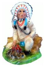 Indiaan op boomstam, Verzenden, Nieuw