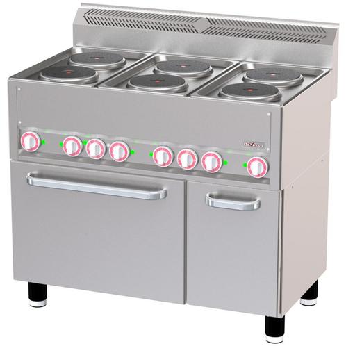 Diverso By Diamond Horeca Fornuis Met Heteluchtoven | Elektr, Zakelijke goederen, Horeca | Keukenapparatuur, Nieuw in verpakking