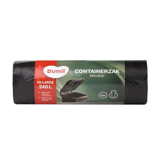 Dumil Containerzakken 240L - Rol met 10 stuks, Boeken, Wonen en Tuinieren, Ophalen of Verzenden