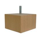 Gratis Verzending - Houten vierkanten meubelpoot 5 cm (M8), Nieuw, Modern, Ophalen of Verzenden, Hout