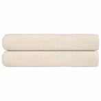 Saunahanddoeken Katoen Creme - OP = OP - Sauna Liefhebbers!, Ophalen of Verzenden, Nieuw, Beige, Handdoek