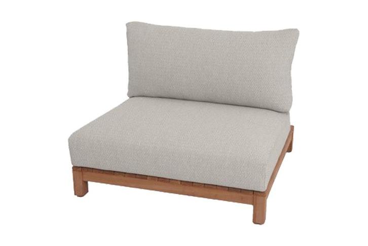 Suns Portofino single seater - Soft grey | AANVRAAG, Tuin en Terras, Tuinsets en Loungesets, Loungeset, Nieuw, Hout, Verzenden