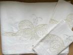 Lenzuolo matrimoniale e due federe in puro lino - Laken (3), Antiek en Kunst