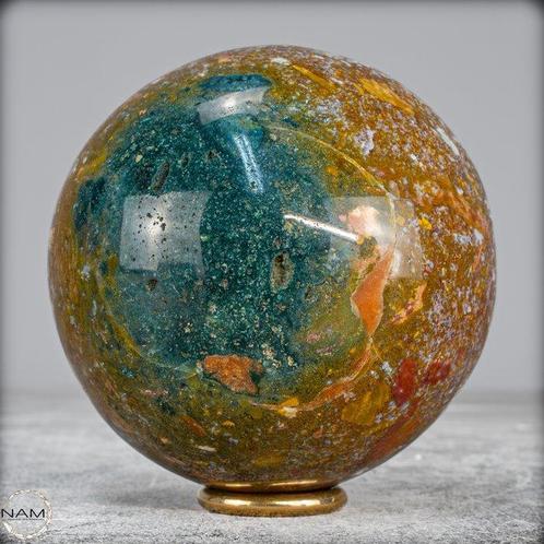 Zeldzame kleur natuurlijke oceaan jaspis Gebied- 767.67 g, Verzamelen, Mineralen en Fossielen