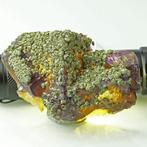 XL! Zeer zeldzaam! Lila Phantomen, Regenboog Fluoriet met, Verzamelen, Mineralen en Fossielen