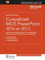 Cursusboek MOS PowerPoint 2016 en 2013 9789059056121, Verzenden, Zo goed als nieuw, Studio Visual Steps