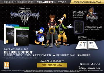 Kingdom Hearts III (3) Deluxe Edition (PlayStation 4)