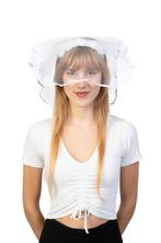 Haarband Bruidssluier Wit Diadeem Bruid Sluier Witte Rozen B, Kleding | Dames, Carnavalskleding en Feestkleding, Ophalen of Verzenden