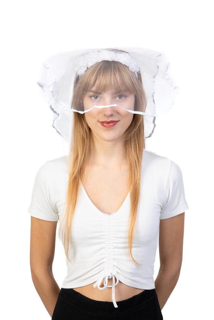 Haarband Bruidssluier Wit Diadeem Bruid Sluier Witte Rozen B, Kleding | Dames, Carnavalskleding en Feestkleding, Accessoires, Nieuw
